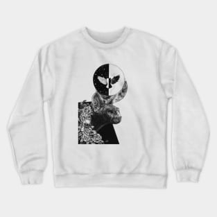 Sphynx and flowers Crewneck Sweatshirt